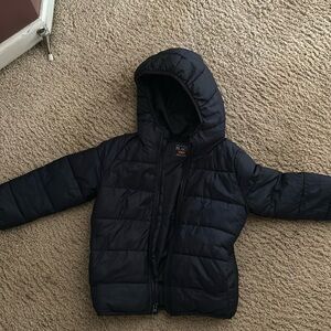 Hooded kids puff jacket